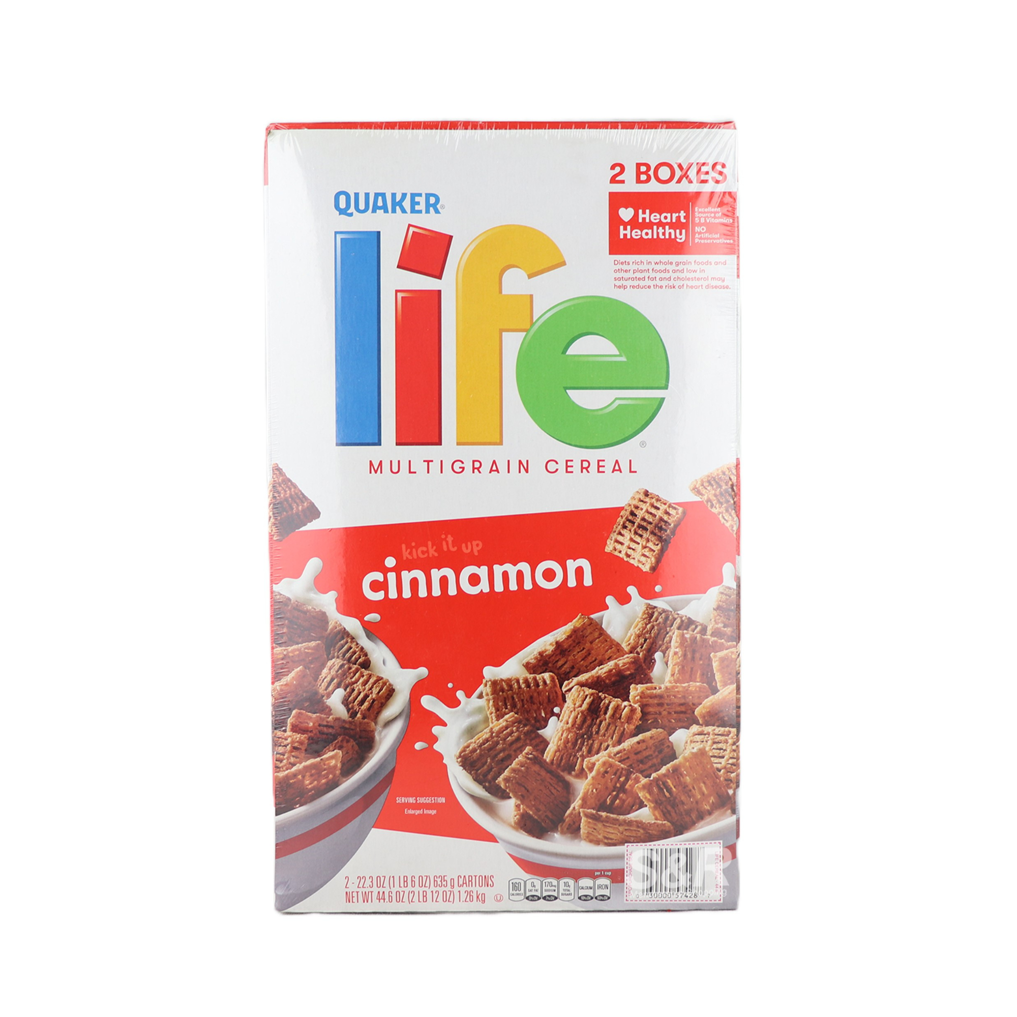Quaker Life Cinnamon Multigrain Cereal (635g x 2pcs) Quaker Life Cinnamon Multigrain Cereal (635g x 2pcs)